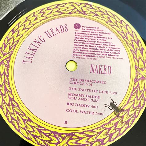 Vintage Talking Heads Naked LP Record Vinyl Album Excellent - Etsy UK