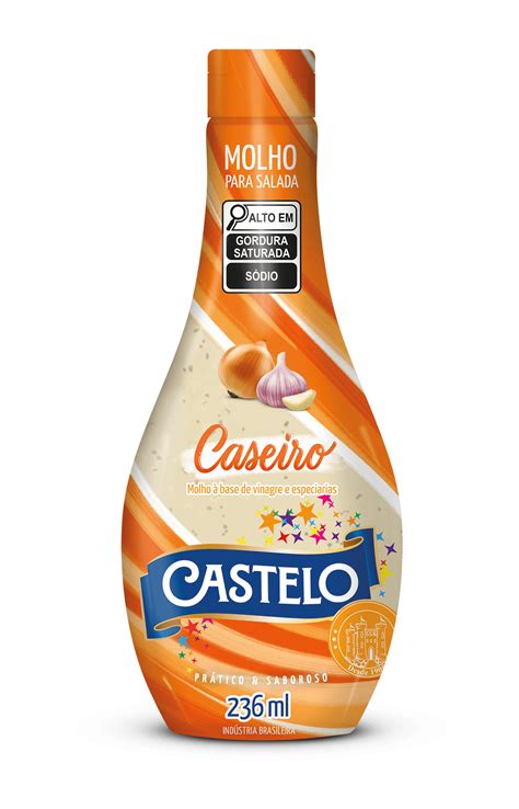 Molho para Salada Caseiro Castelo 236ml