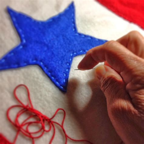 DIY It: Felt Blue Star Flag