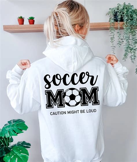 Soccer Mom SVG PNG EPS File Caution Might Be Loud Soccer - Etsy