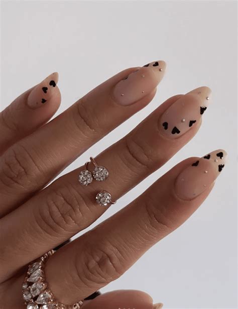 Black Valentine's Day Nails Pictures, Photos, and Images for Facebook ...