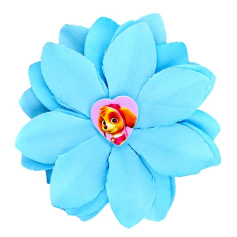 Nickelodeon Paw Patrol Skye Blue Flower Hair Clip Fashion Accessory for