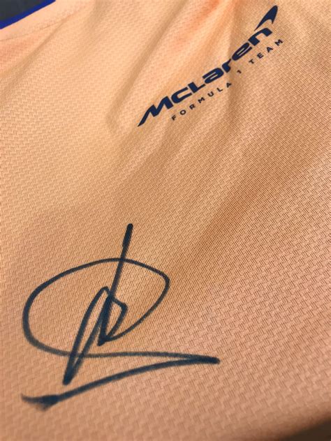 Lando Norris Signed and Framed Shirt - CharityStars