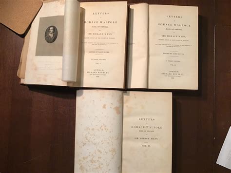 Letters of Horace Walpole, Earl of Orford, to Sir Horace Mann, THREE