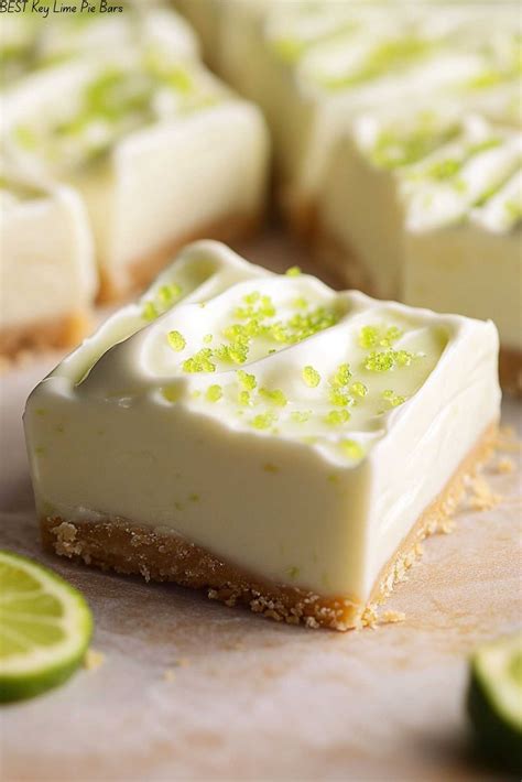 BEST Key Lime Pie Bars | JustWorthi