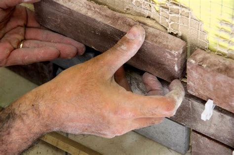 premium photo detail shot  mason  work