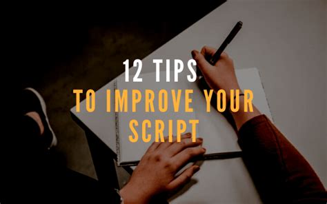 12 Awesome Screenwriting Tips to Improve your Script