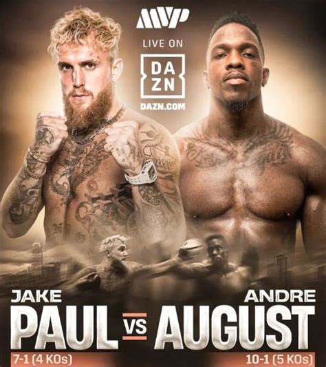 Jake Paul vs Andre August - YTBoxRec