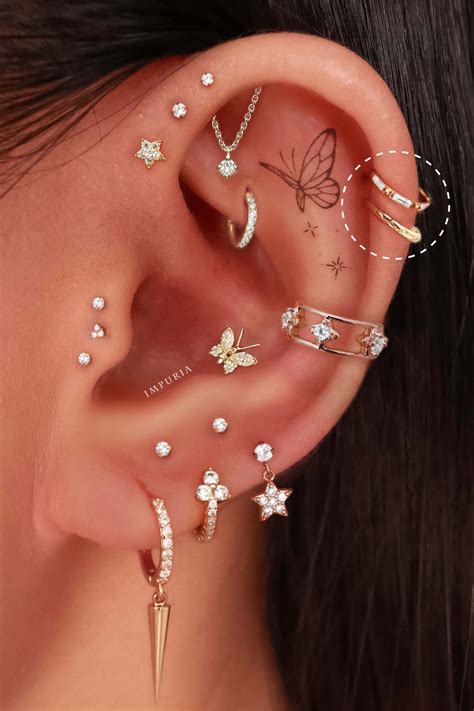 Helix Piercings: Everything you Need to Know - Impuria – Impuria Ear ...