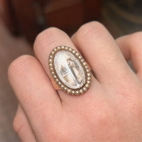 century mourning ring victoria albert antiques