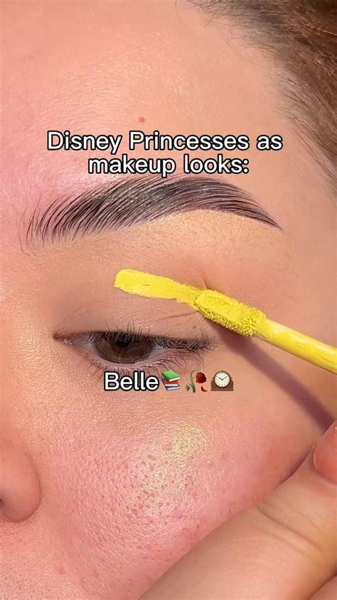 @olivia__makeupDisney Princess makeupBelle💛🕰️🥀📚 | Disney makeup ...