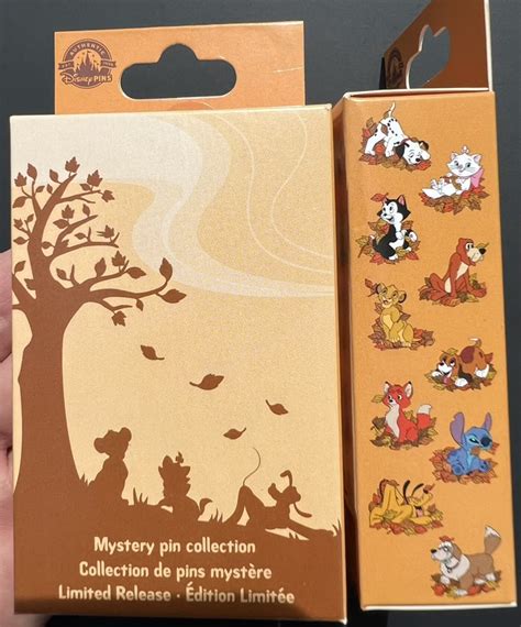 Disney Cats & Dogs Autumn Leaves Mystery Pin Collection - Disney Pins Blog