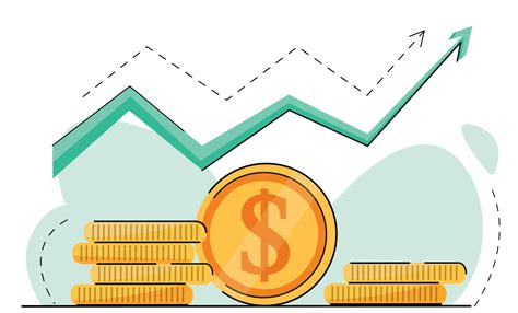 salary dollar rate increase statistic. business profit growth margin ...