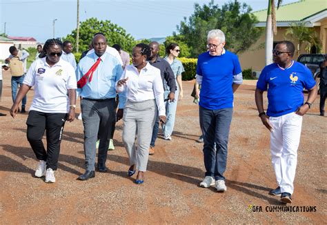 PHOTOS: French Ambassador tours Ghanaman Soccer Center of Excellence
