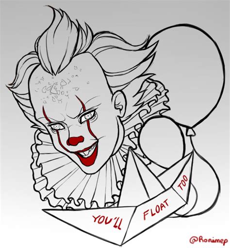 Pennywise tattoo design by Ronimep on DeviantArt