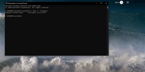 check os installation date   os platform technoresult