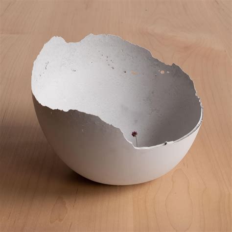 Handmade Cast Concrete Bowl in Grey by UME Studio For Sale at 1stDibs