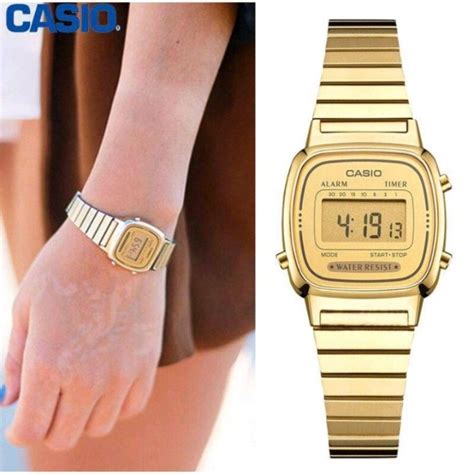 Relogio Casio Retro Feminino - relógio Esportivo feminino digital Casio vintage retrô | Shopee Brasil