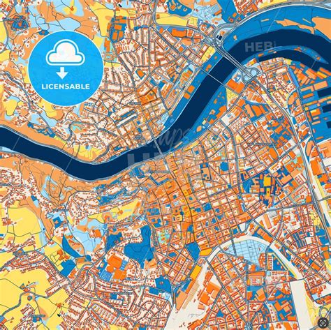 Printable street map of Lusaka, Zambia - HEBSTREITS