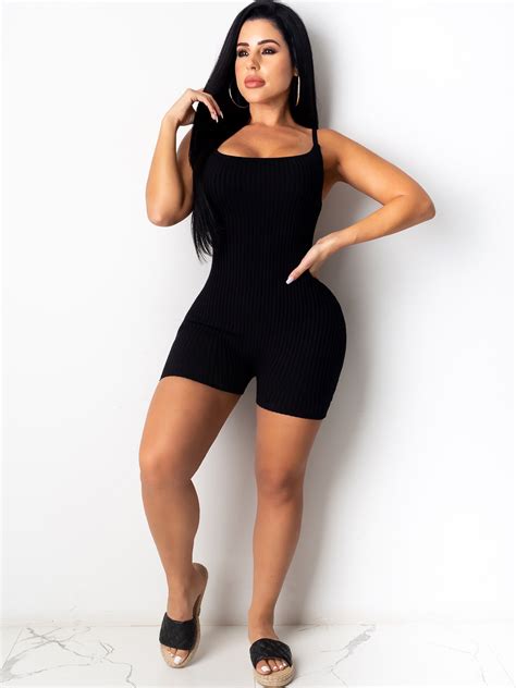 Wholesale New Solid Camisole One Piece Romper BPO060326 | Wholesale7