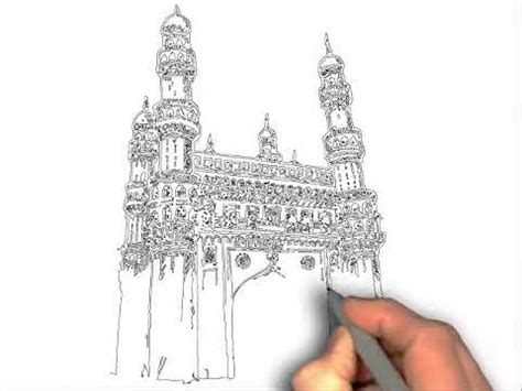 Charminar Drawing at PaintingValley.com | Explore collection of ...