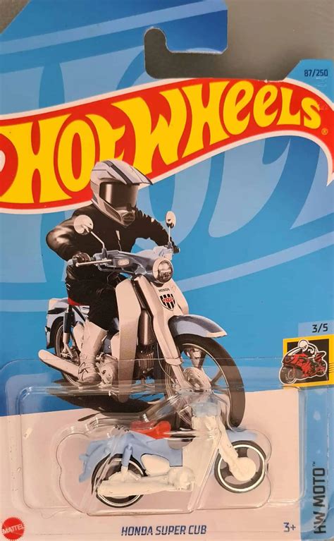 hot wheels moto honda super cub universo hot wheels