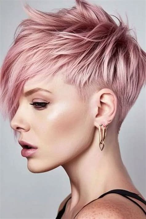 pink pixie cut ideas