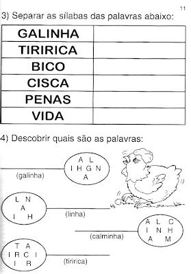 Poema e Atividades - A galinha | Pra Gente Miúda