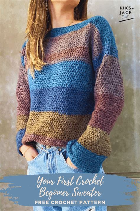easy crochet sweaters cardigans  patterns kiks  jack crochet