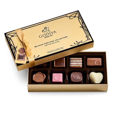 Amazon.com: Godiva Chocolatier Heritage Collection – 8-Piece Assorted