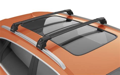 Багажник на Крышу Ford Focus 2011- на Интегрированные Рейлинги Черный ...
