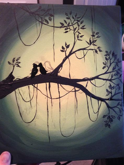 Tingedwords: Silhouette Painting Tutorial