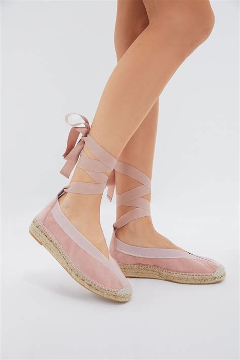 Ballet Pink Suede Jade Flats | Tuckernuck Shoes