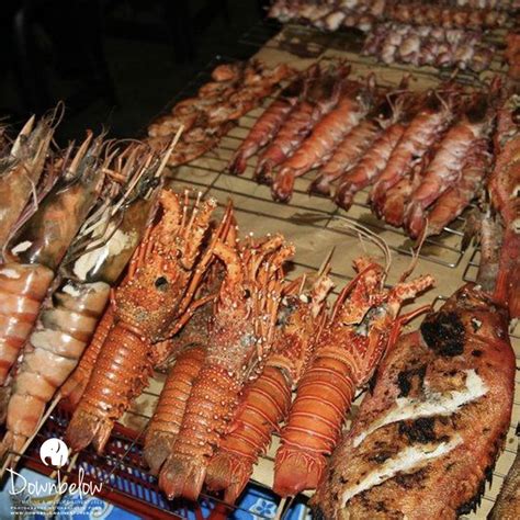 grilled seafood - Downbelow Adventures Borneo