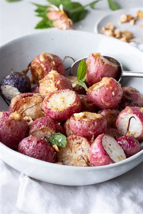 roasted radishes (with miso butter!) | With Spice