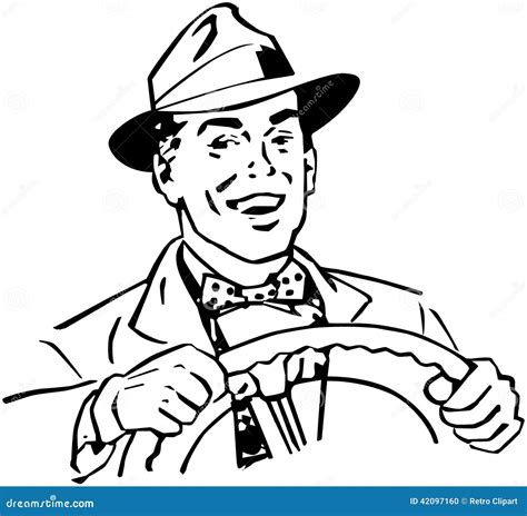 happy driver stock vector illustration  highways guys