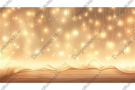 close fairy lights illustration