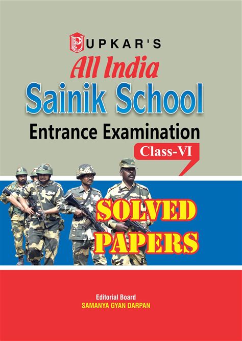 All India Sainik School Entrance Examination Solved Papers (Class VI ...