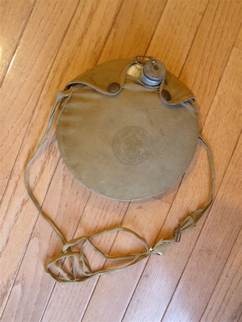 1950s BOY SCOUT ALUMINUM CANTEEN & CANVAS COVER – SUPERNOVA ANTIQUES