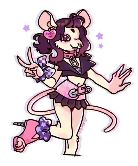 AlliMocha on Twitter: "I turned @IzzzyzzzArt into a Trashion Alley rat