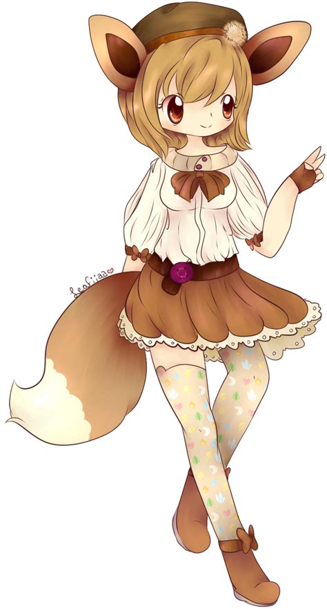 Eevee Gijinka Adopt (Open) by Leafiiaa on DeviantArt