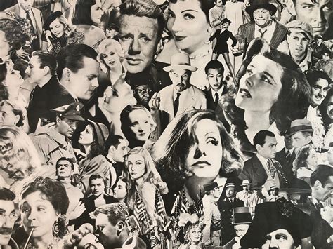 Classic Movie Stars Collage