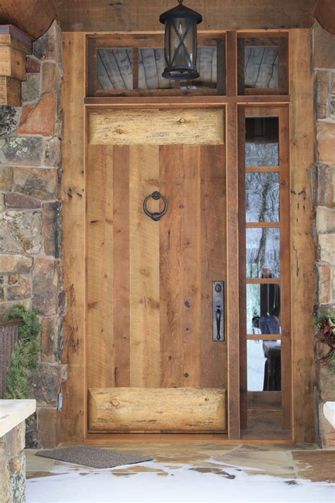 Rustic Wooden Front Doors