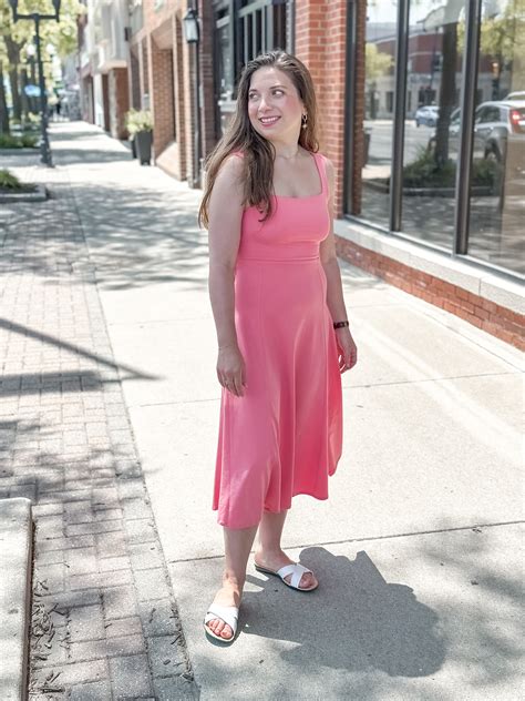 Pink Midi Dress - Curated by Jennifer
