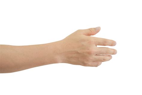 Man hand gesture isolated. 10870339 PNG