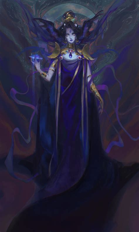 ArtStation - Nyx, Goddess of the Night