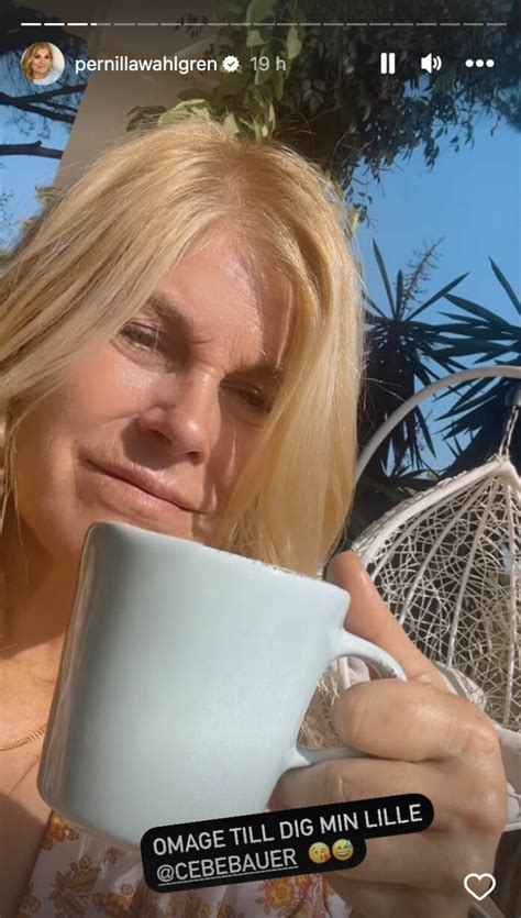 Pernilla Wahlgrens kärleksgest efter splittringen med Christian Baue
