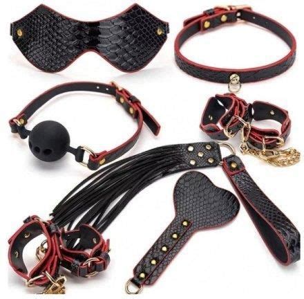 argus toys zestaw bdsm suitcase bondage set black ceneopl