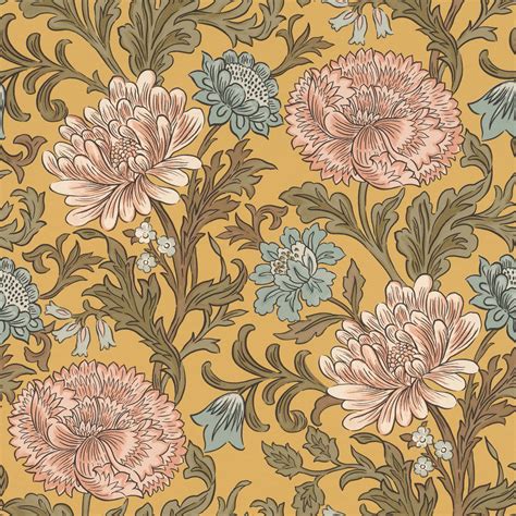 floral patterned wallpaper 7