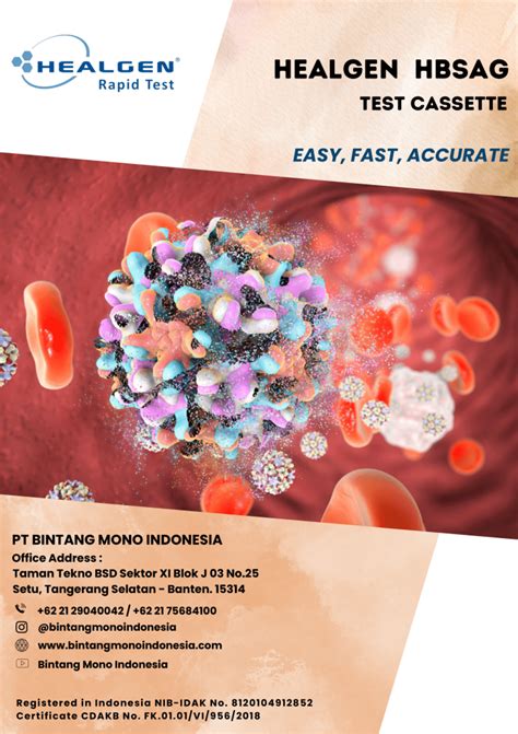 Healgen HBSAG Cassette – Bintang Mono Indonesia